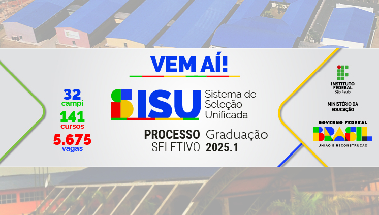 Ingresso em Cursos Superiores (SISU 2025): Inscrições de 17 a 21/01 