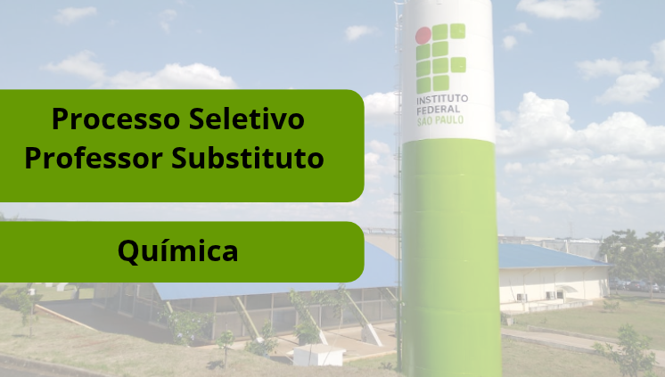 Processo Seletivo Professor Substituto: Química